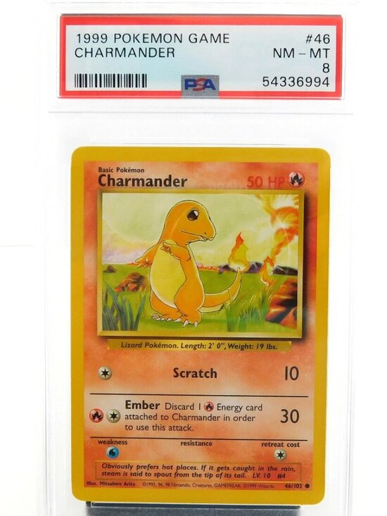 charmander pokemon card 1999 Pokemon: Topps Jumbo Chrome #4/5 These Squirtle, Bulbasaur and Charmander